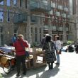 activiteit op de cour